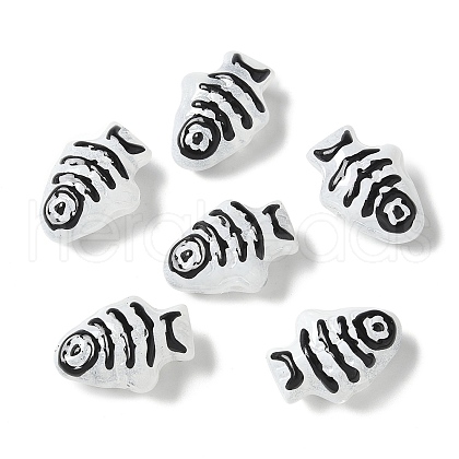 Handmade Lampwork Enamel Beads BLOW-D300-04G-1