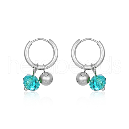 Stainless Steel Dangle Earrings for Women YZ1106-2-1