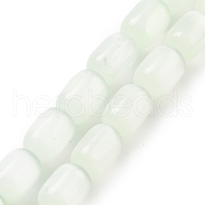 Natural Selenite Beads Strands G-F750-B-02-1