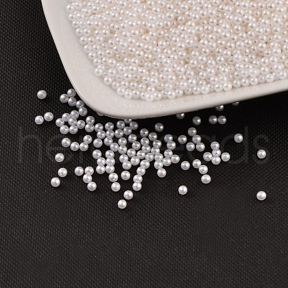 Imitation Pearl Acrylic Beads OACR-S011-4mm-Z9-1