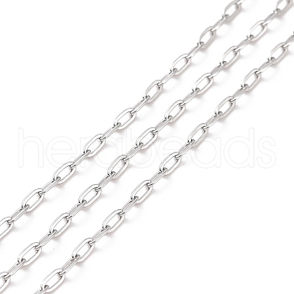 Tarnish Resistant 304 Stainless Steel Cable Chains CHS-C002-03P-01-1