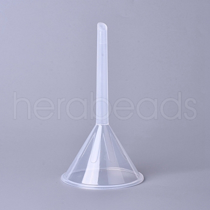 Plastic Funnel Hopper AJEW-WH0109-04B-1