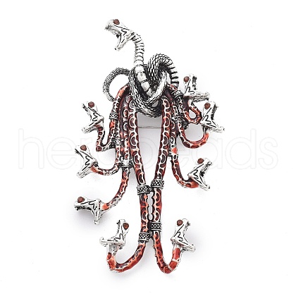 Hydra Enamel Pins JEWB-E041-07AS-02-1