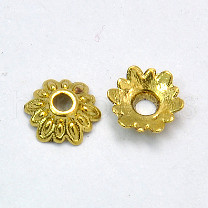 Tibetan Style Caps GLFH10352Y-NF-1