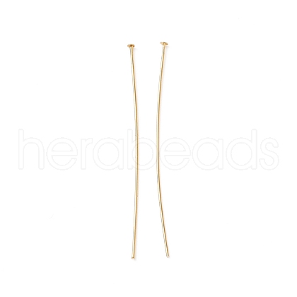 Brass Flat Head Pins KK-WH0058-03D-G01-1
