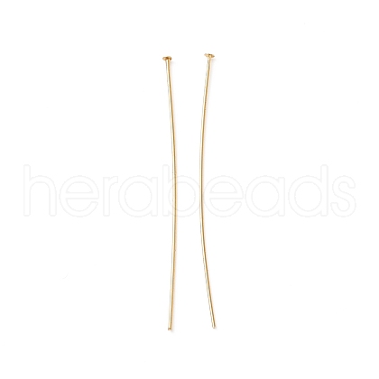 Brass Flat Head Pins KK-WH0058-03D-G01-1