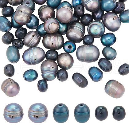 WADORN 60Pcs 3 Style Natural Cultured Freshwater Pearl Beads PEAR-WR0001-06-1