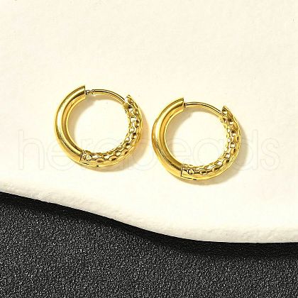 304 Stainless Steel Hoop Earrings for Women EJEW-M068-16B-G-1
