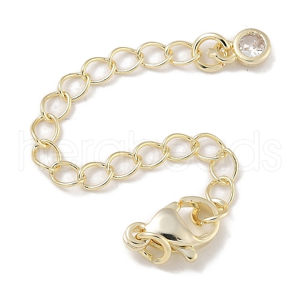 Brass Chain Extender KK-P284-09G-02-1