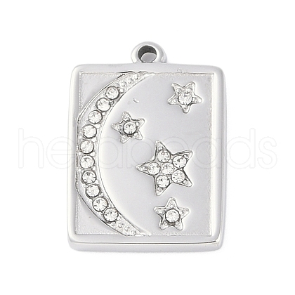 304 Stainless Steel Pendants STAS-L022-422P-1