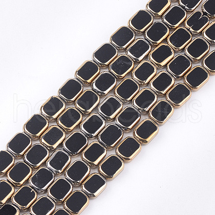 Electroplate Glass Beads Strands EGLA-S188-10A-1