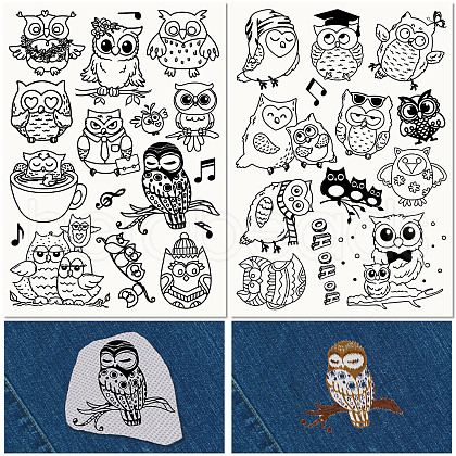 PVA Water-soluble Embroidery Aid Drawing Sketch DIY-WH0514-026-1