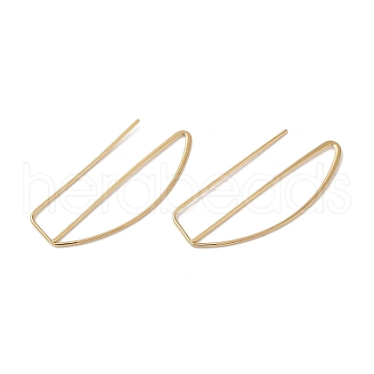 304 Stainless Steel Dangle Hoop Earrings EJEW-Q781-22G-1