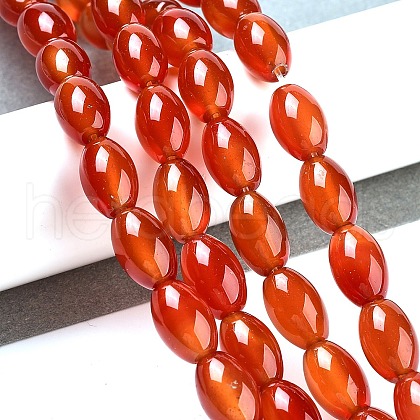 Natural Carnelian Beads Strands G080-1