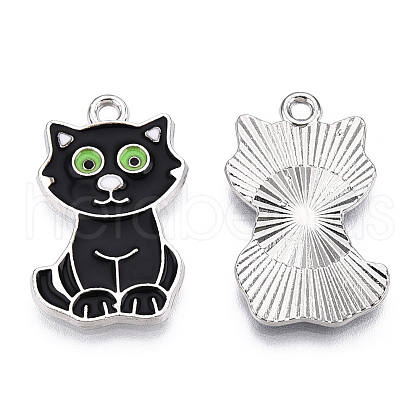 Alloy Enamel Pendants X-ENAM-M055-07P-1