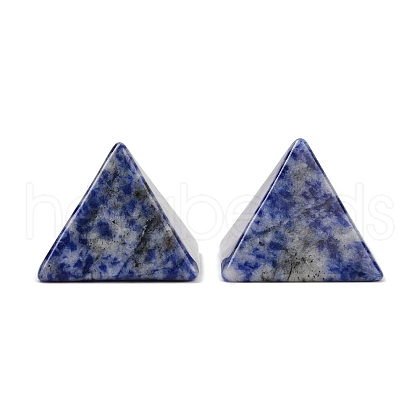 Natural Blue Aventurine Orgonite Pyramid Display Decorations G-C186-07C-1