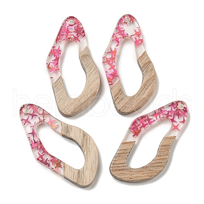 Wooden Pendants FIND-B042-15D-1
