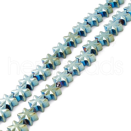 Electroplate Synthetic Non-magnetic Hematite Beads G-I317-03I-1