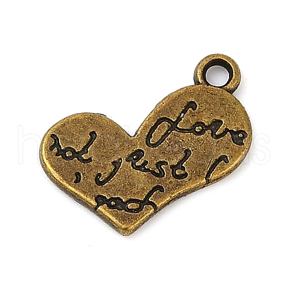 Tibetan Style Alloy Pendants TIBEP-R197-AB-FF-1