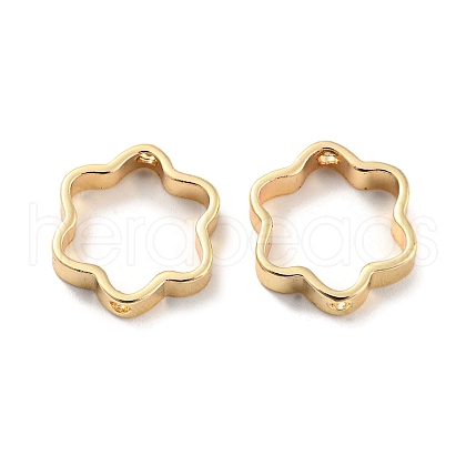 Rack Plating Brass Bead Frames KK-WH0084-02G-01-1