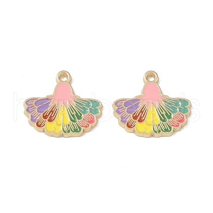 Rack Plating Alloy Enamel Pendants FIND-I038-07A-1