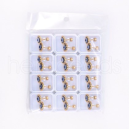 304 Stainless Steel Earlobe Plugs EJEW-H362-04G-1