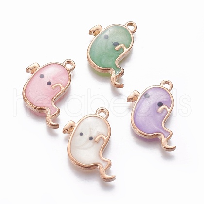 Alloy Enamel Pendants ENAM-L017-H-1