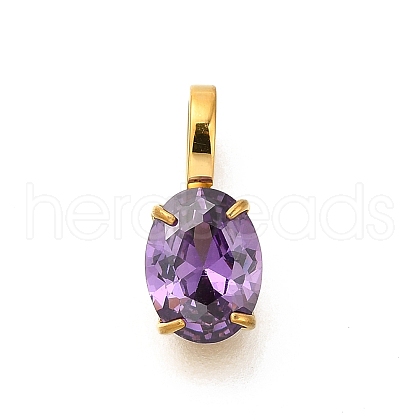 Ion Plating(IP) 304 Stainless Steel Rhinestone Pendants STAS-A104-11G-04-1