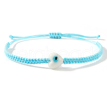 Bohemian Style Glass Beads Braided Bead Bracelets FR5160-8-1