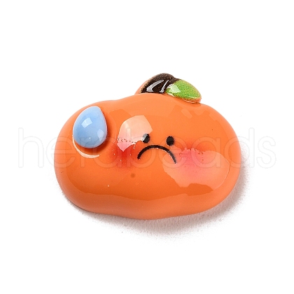 Opaque Resin Cabochons RESI-Z012-01B-1