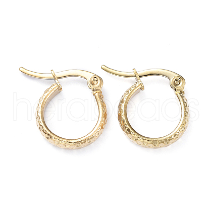 201 Stainless Steel Hoop Earrings EJEW-I245-08G-1