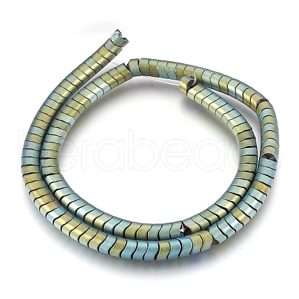 Electroplate Non-magnetic Synthetic Hematite Bead Strands G-I208-15F-C-1