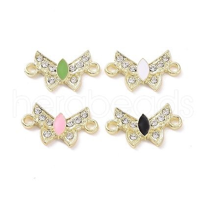 Alloy Enamel Connector Charms PALLOY-D011-06LG-1