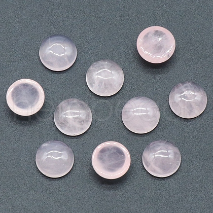 Natural Rose Quartz Cabochons PW-WG51238-08-1