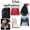   2 Meters PU Imitation Leather Tassels Trimming DIY-PH0010-44A-05-5