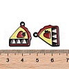 Alloy Enamel Pendants FIND-O003-04EB-3