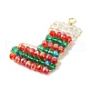 Glass Pendants PALLOY-JF03157-3