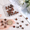 SOFPLATE 50Pcs Wood Stud Earring Finding FIND-SP0001-19B-3