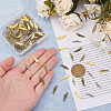 DICOSMETIC 120Pcs 4 Colors Tibetan Style Alloy Wing Charms TIBEP-DC0001-38-3