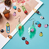 Transparent Flat Back Resin Cabochons CRES-TA0001-05-9