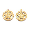 Ion Plating(IP) 201 Stainless Steel Pendants STAS-N098-076LG-3