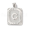 Rack Plating Brass Pendants KK-B092-42P-C-1