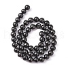 Natural Coal Quartz Beads Strands G-N141-6-3