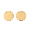 304 Stainless Steel Stamping Blank Tag Pendants STAS-D365-01G-B-1