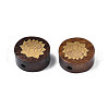 Natural Wood Undyed Beads WOOD-N013-019-3