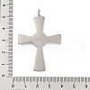 Retro 304 Stainless Steel Big Pendants STAS-I205-12AS-3