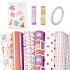 Word Happy Birthday Pattern Gift Wrapping Paper Sets DIY-TAC0020-49-2