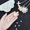 Olycraft Natural White Jade Round Bead Strands G-OC0001-09-3