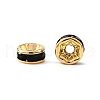 Brass Rhinestone Spacer Beads RB-A014-Z6mm-02G-3