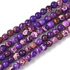 Dyed Natural Regalite/Imperial Jasper/Sea Sediment Jasper Beads Strands G-B124-C05-07-1